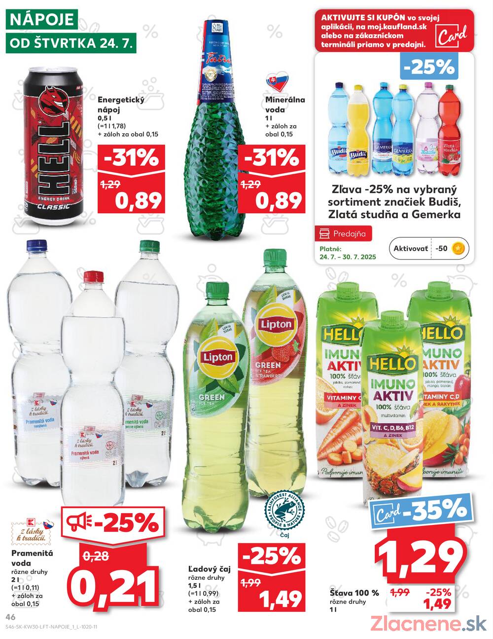 Leták Kaufland - Kaufland 24.7. - 30.7. - Kaufland Kežmarok - strana 46