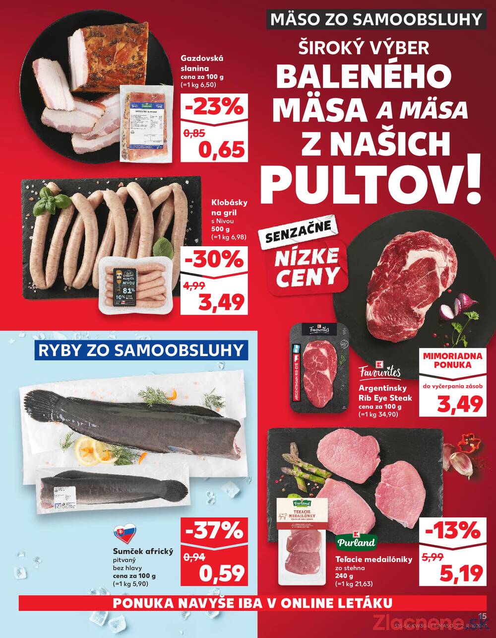 Leták Kaufland - Kaufland 24.7. - 30.7. - Kaufland (A. H. Škultétyho, Veľký Krtíš) - strana 15