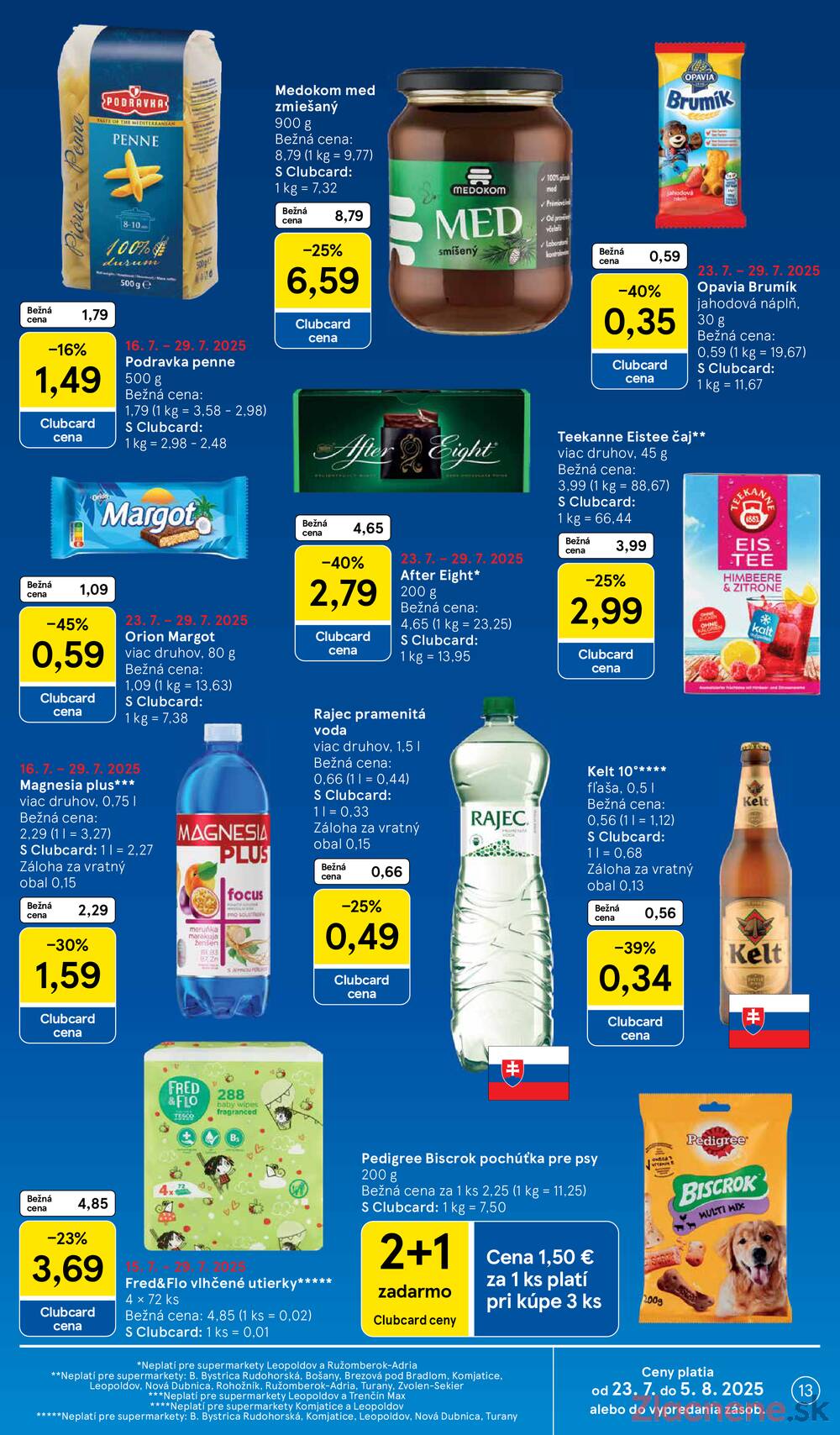 Leták Tesco - Tesco supermarkety od 23.7. do 29.7.2025 - strana 13 Leták Tesco - Tesco supermarkety od 23.7. do 29.7.2025 - strana 13