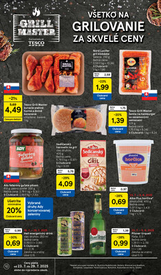 Tesco supermarkety od 23.7. do 29.7.2025