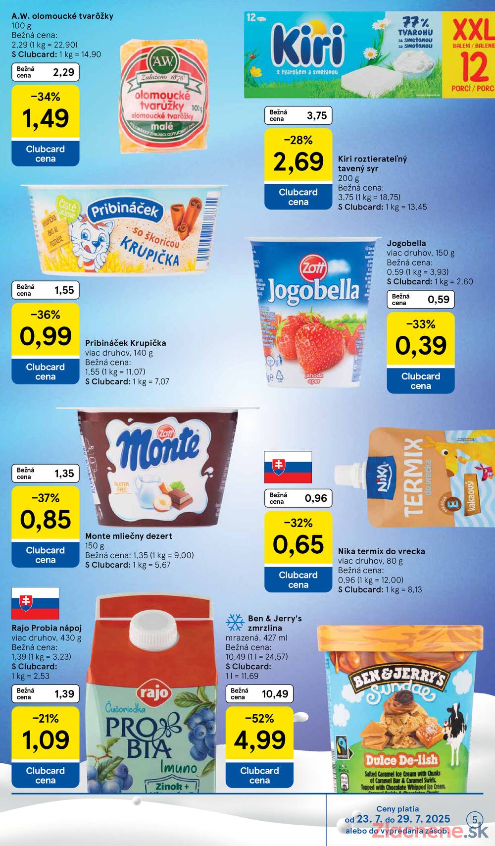 Leták Tesco - Tesco malé hypermarkety od 23.7. do 29.7.2025 - strana 5 Leták Tesco - Tesco malé hypermarkety od 23.7. do 29.7.2025 - strana 5