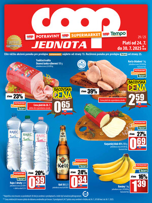 Leták COOP II. do 30.7.