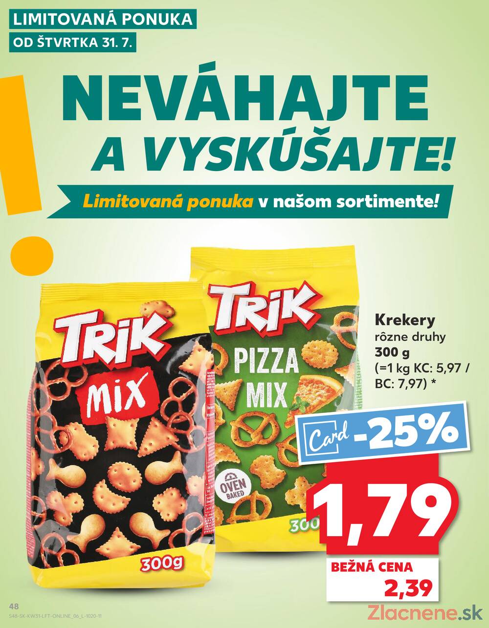 Leták Kaufland - Kaufland 31.7. - 6.8. - Kaufland Púchov - strana 48