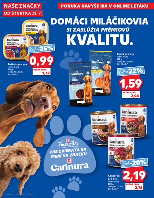 Kaufland 31.7. - 6.8. - Kaufland Púchov