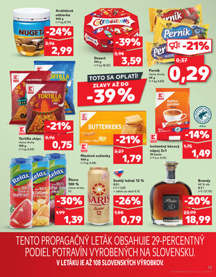 Kaufland 31.7. - 6.8. - Kaufland Púchov
