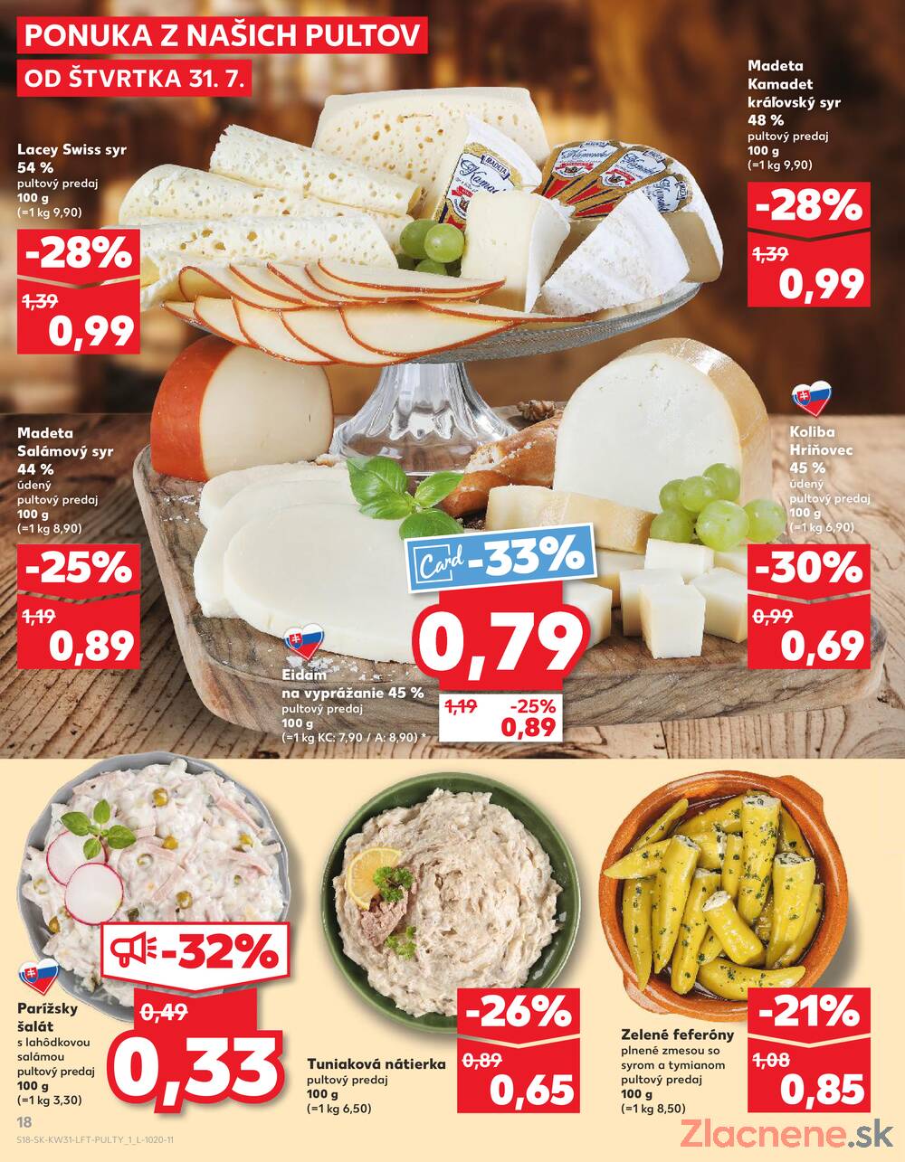 Leták Kaufland - Kaufland 31.7. - 6.8. - Kaufland Veľký Meder - strana 18