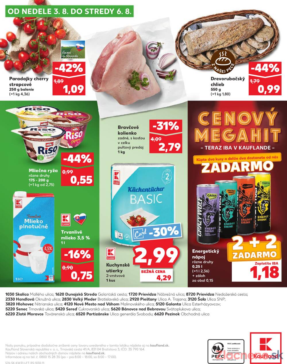 Leták Kaufland - Kaufland 31.7. - 6.8. - Kaufland Veľký Meder - strana 76 Leták Kaufland - Kaufland 31.7. - 6.8. - Kaufland Veľký Meder - strana 76
