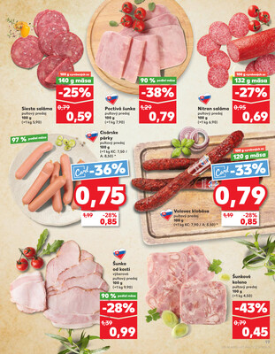 Kaufland 31.7. - 6.8. - Kaufland Veľký Meder