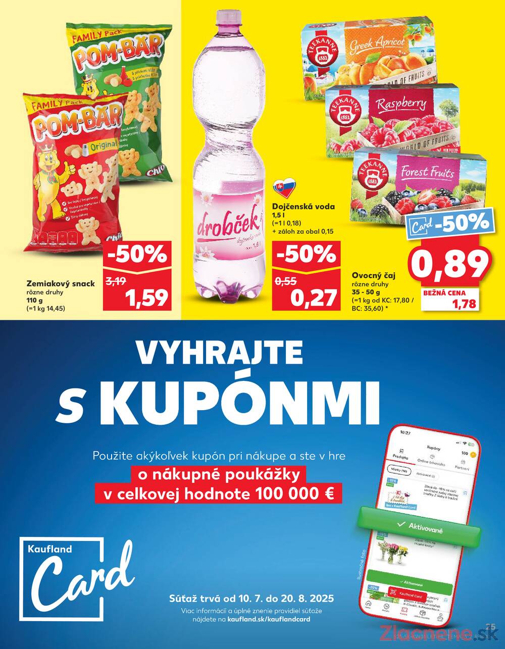 Leták Kaufland - Kaufland 31.7. - 6.8. - Kaufland Piešťany - strana 25