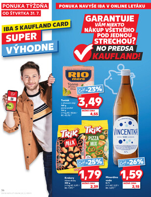 Kaufland 31.7. - 6.8. - Kaufland Hlohovec