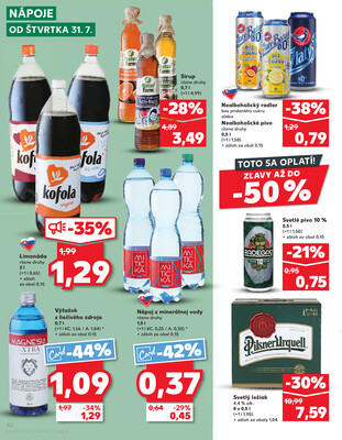Kaufland 31.7. - 6.8. - Kaufland Hlohovec