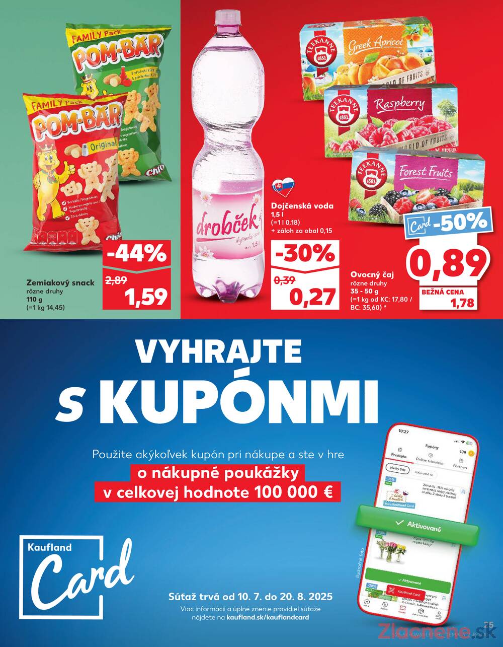 Leták Kaufland - Kaufland 31.7. - 6.8. - Kaufland Bratislava - Petržalka - strana 25