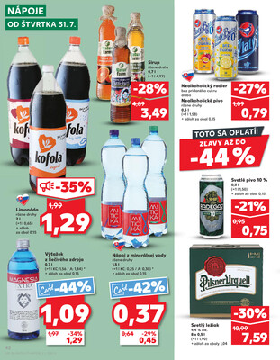 Kaufland 31.7. - 6.8. - Kaufland Nitra - Čermáň