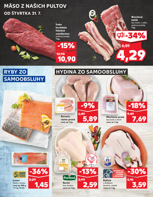 Kaufland 31.7. - 6.8. - Kaufland Trnava - Nová ul.