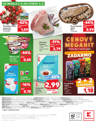 Kaufland 31.7. - 6.8. - Kaufland Trnava - Nová ul.