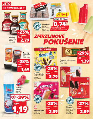 Kaufland 31.7. - 6.8. - Kaufland Martin