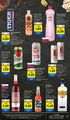 Tesco supermarkety od 30.7. do 5.8.2025