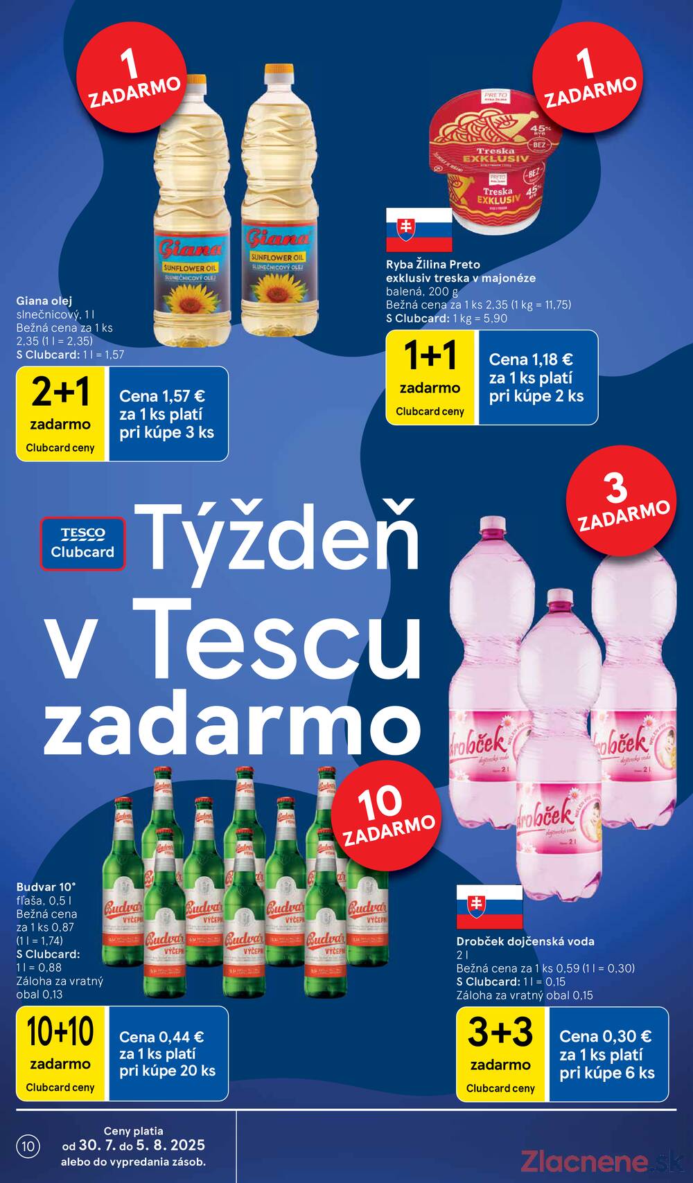 Leták Tesco - Tesco malé hypermarkety od 30.7. do 5.8.2025 - strana 10 Leták Tesco - Tesco malé hypermarkety od 30.7. do 5.8.2025 - strana 10