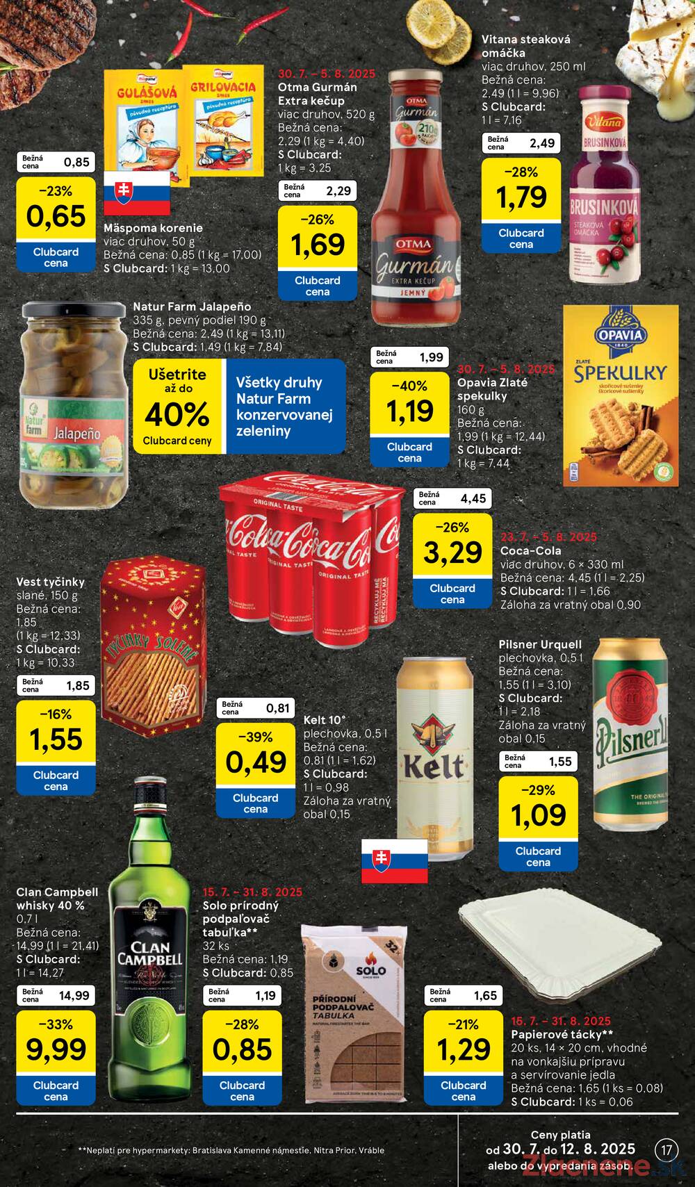 Leták Tesco - Tesco malé hypermarkety od 30.7. do 5.8.2025 - strana 17 Leták Tesco - Tesco malé hypermarkety od 30.7. do 5.8.2025 - strana 17