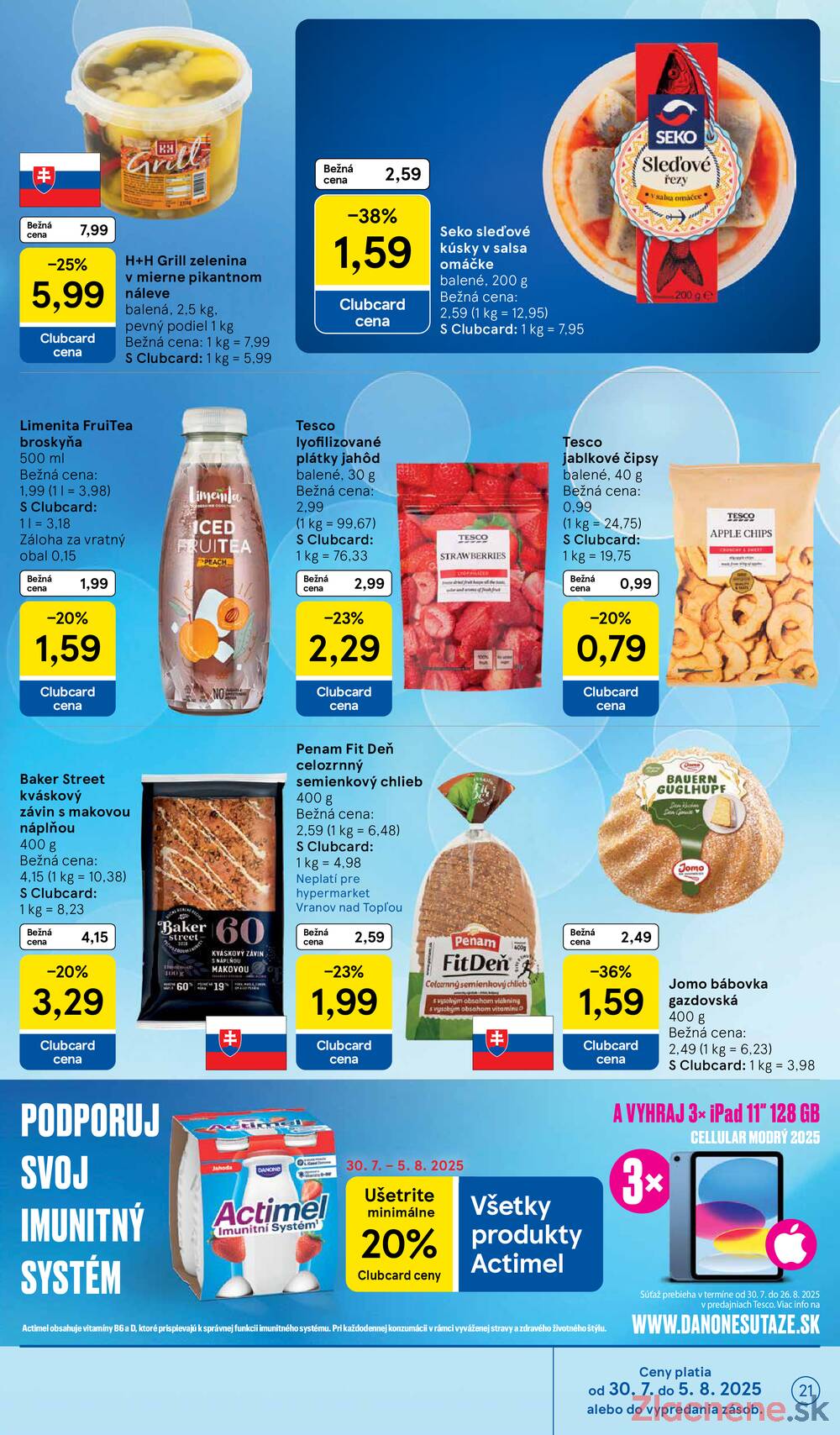 Leták Tesco - Tesco malé hypermarkety od 30.7. do 5.8.2025 - strana 21 Leták Tesco - Tesco malé hypermarkety od 30.7. do 5.8.2025 - strana 21