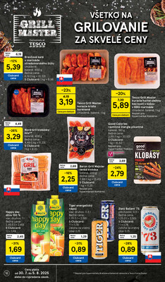 Tesco malé hypermarkety od 30.7. do 5.8.2025