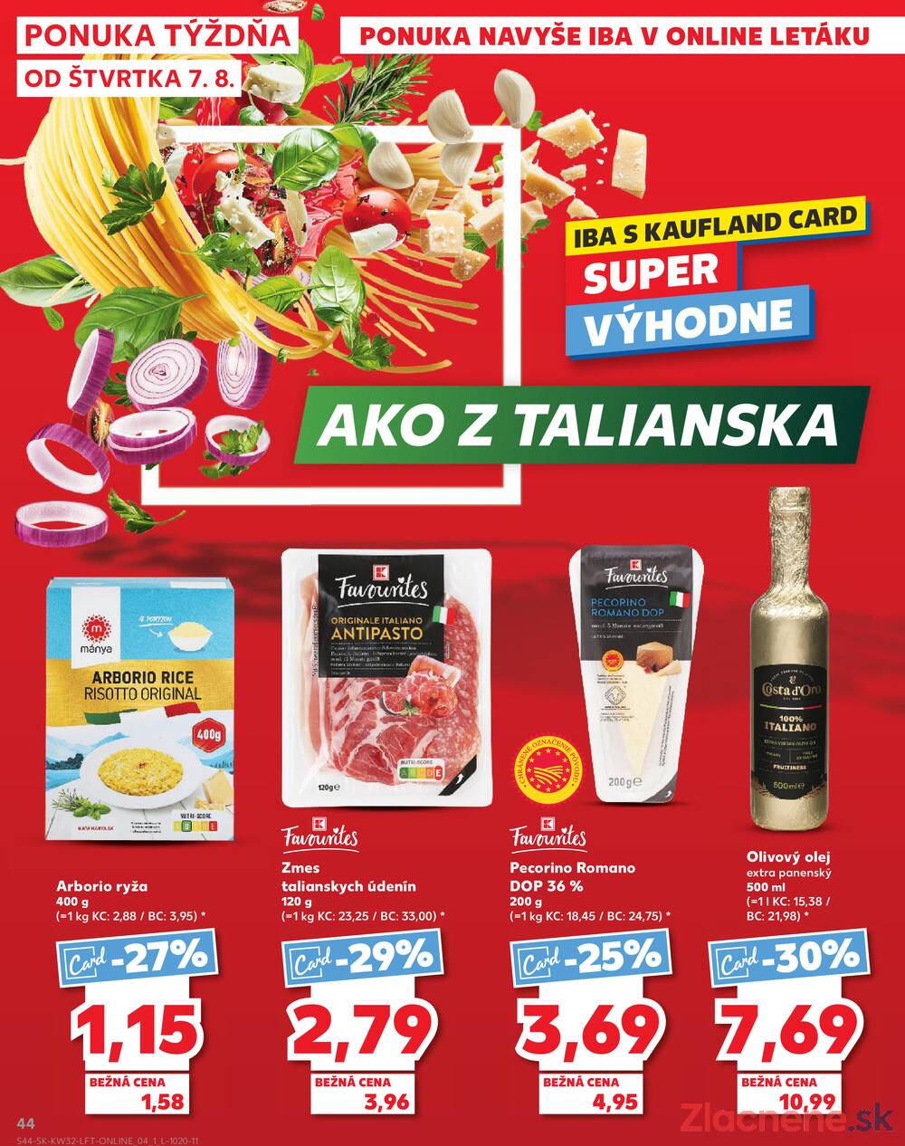 Leták Kaufland - Kaufland 7.8. - 13.8. - Kaufland Trebišov - strana 44