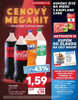 Kaufland 7.8. - 13.8. - Kaufland Trebišov