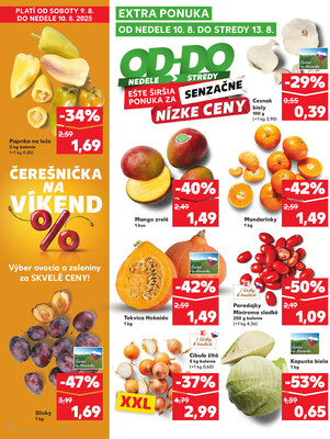 Kaufland 7.8. - 13.8. - Kaufland Trebišov