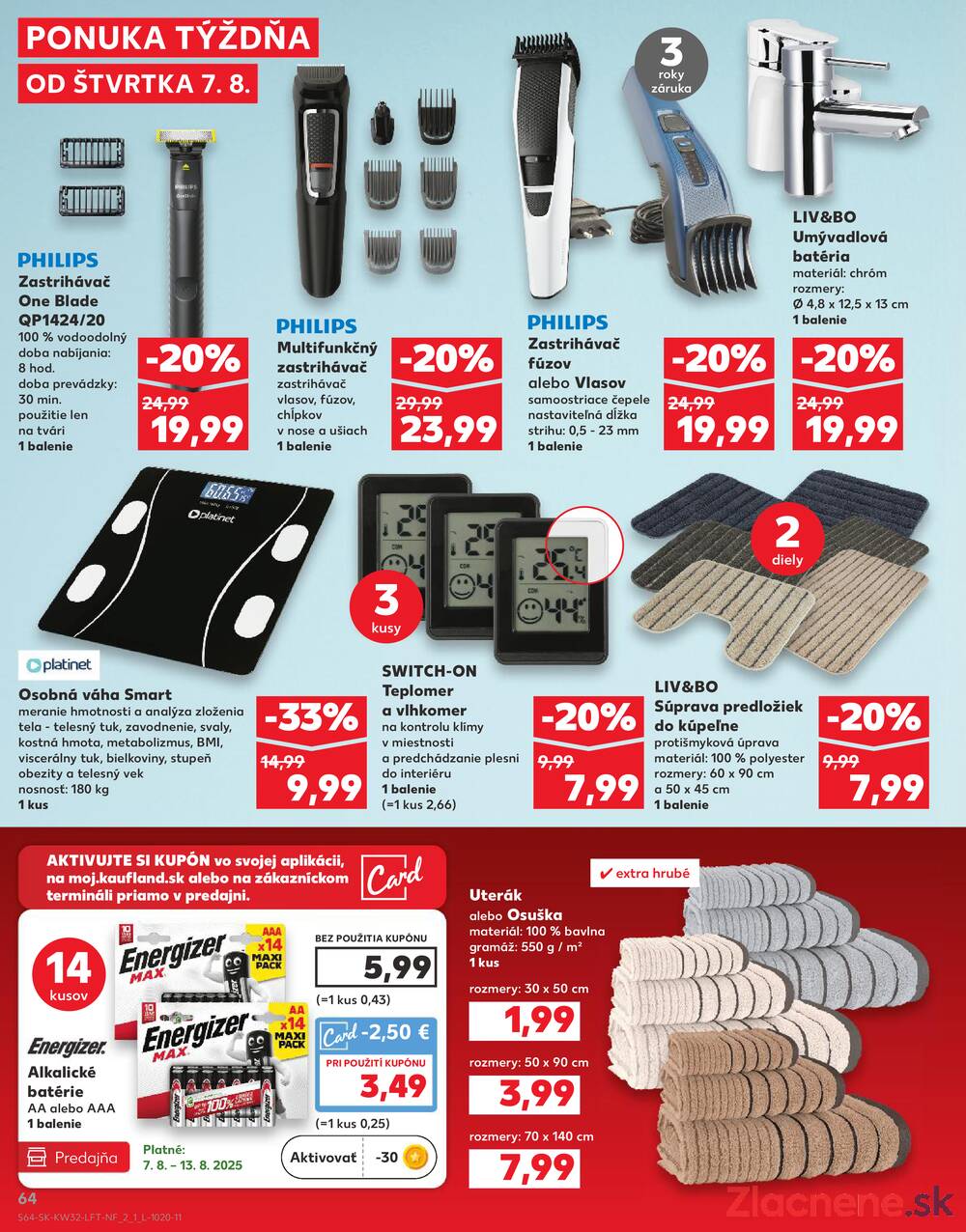 Leták Kaufland - Kaufland 7.8. - 13.8. - Kaufland Dunajská Streda - strana 64