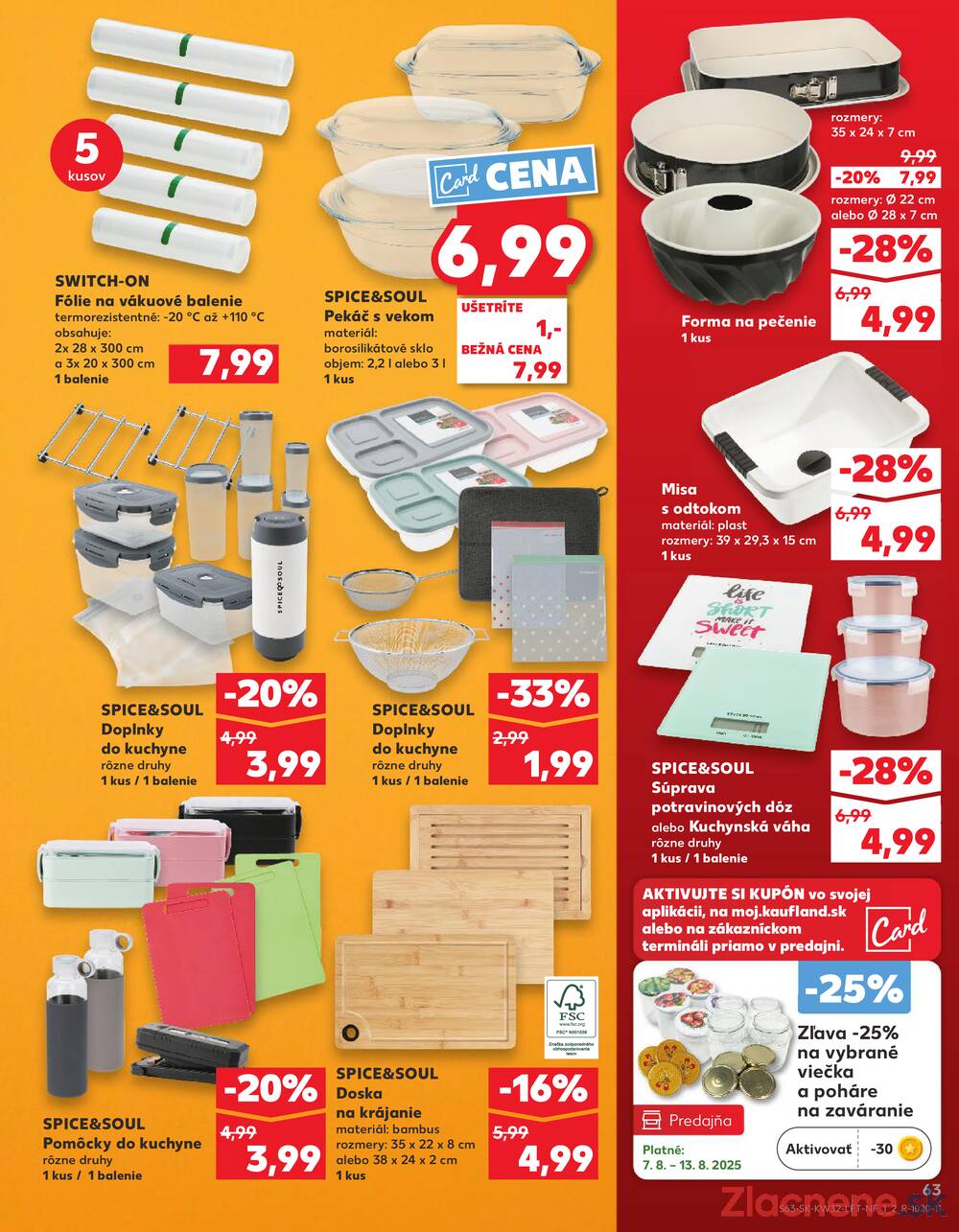 Leták Kaufland - Kaufland 7.8. - 13.8. - Kaufland Prievidza (Necpaly) - strana 63