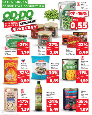 Kaufland 7.8. - 13.8. - Kaufland Prievidza (Necpaly)