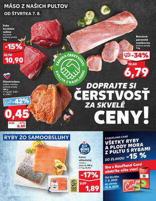 Kaufland 7.8. - 13.8. - Kaufland Komárno