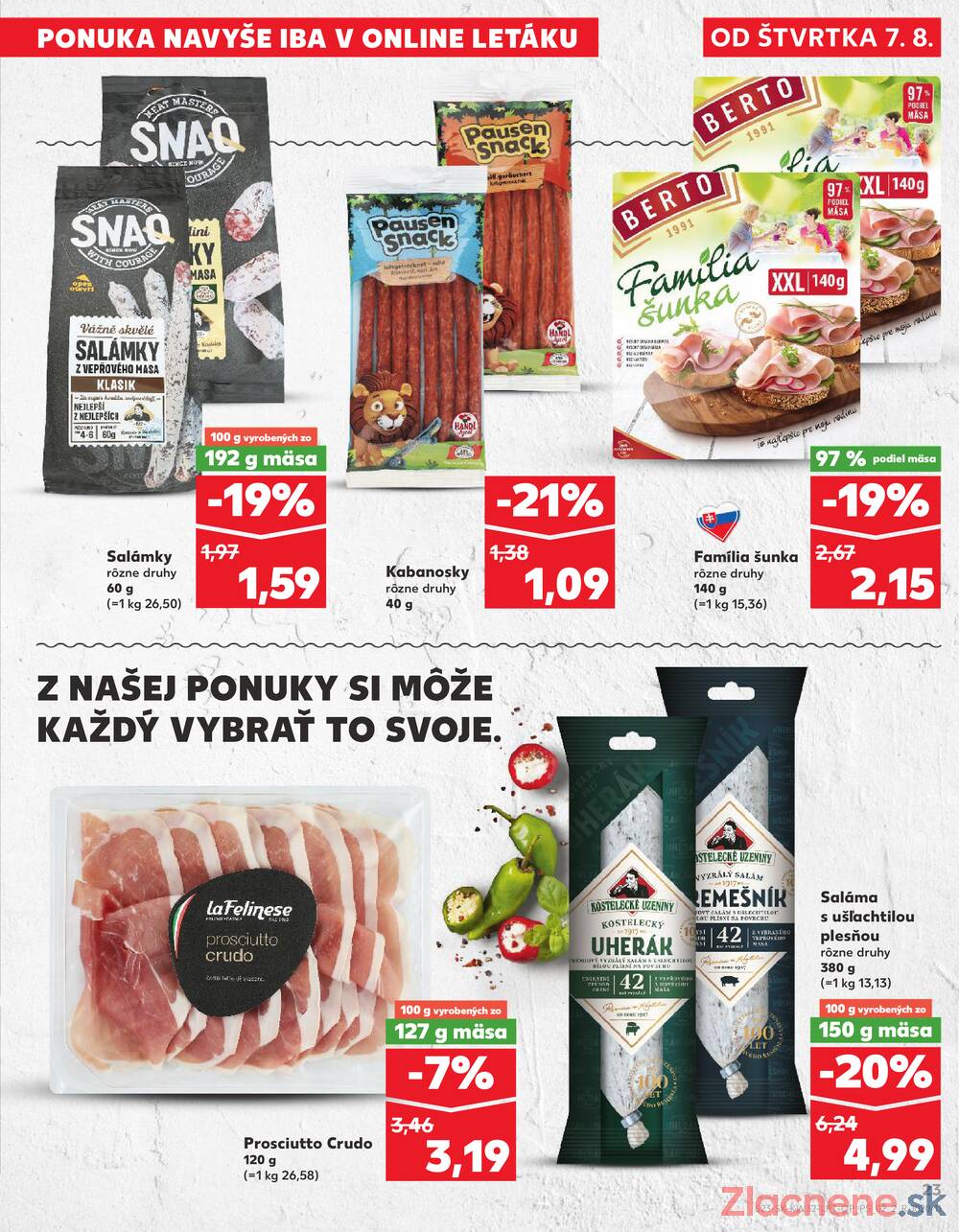 Leták Kaufland - Kaufland 7.8. - 13.8. - Kaufland (Harmincova, Bratislava - Dúbravka) - strana 23
