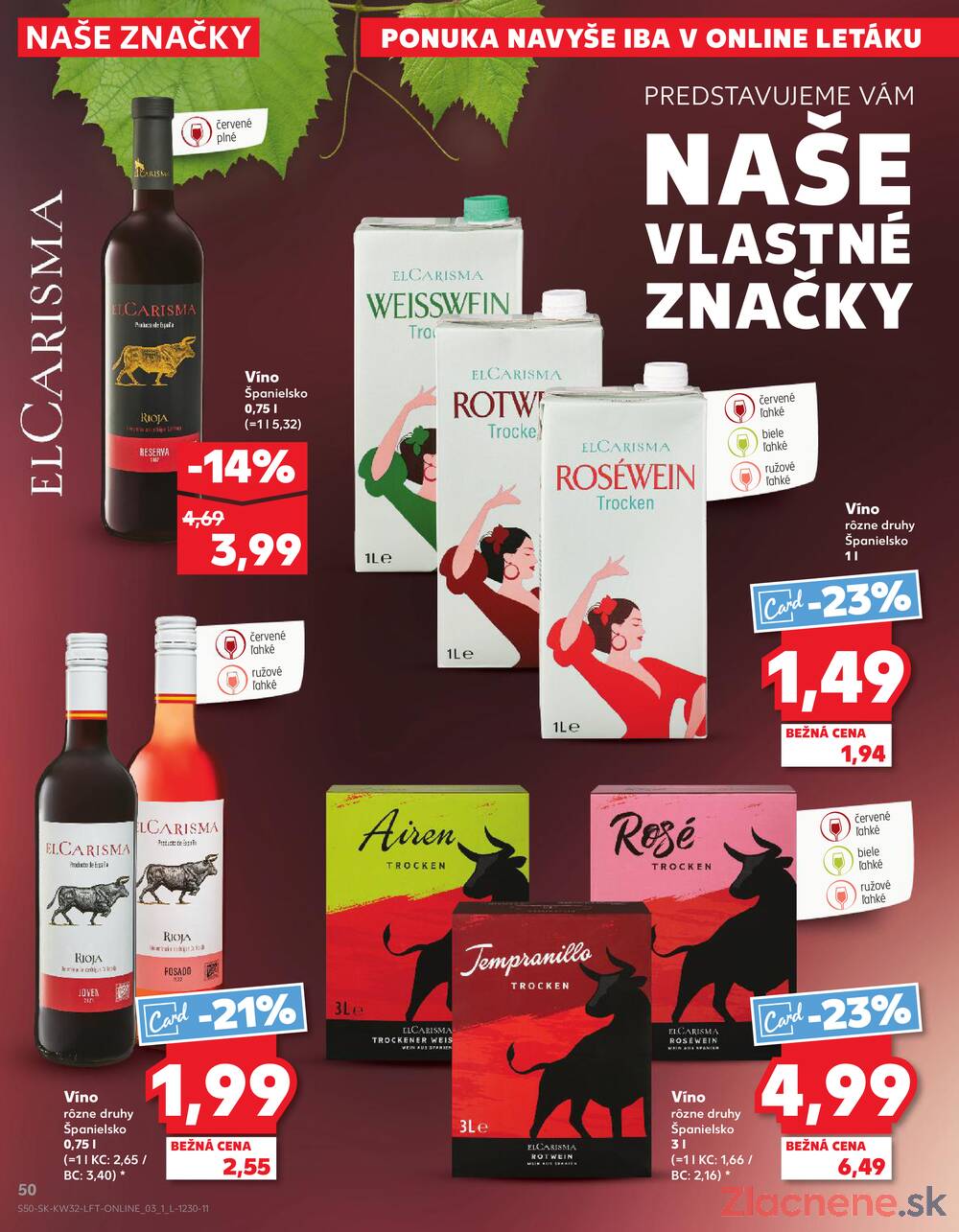 Leták Kaufland - Kaufland 7.8. - 13.8. - Kaufland Šamorín-Mliečno - Krajinská cesta - strana 50