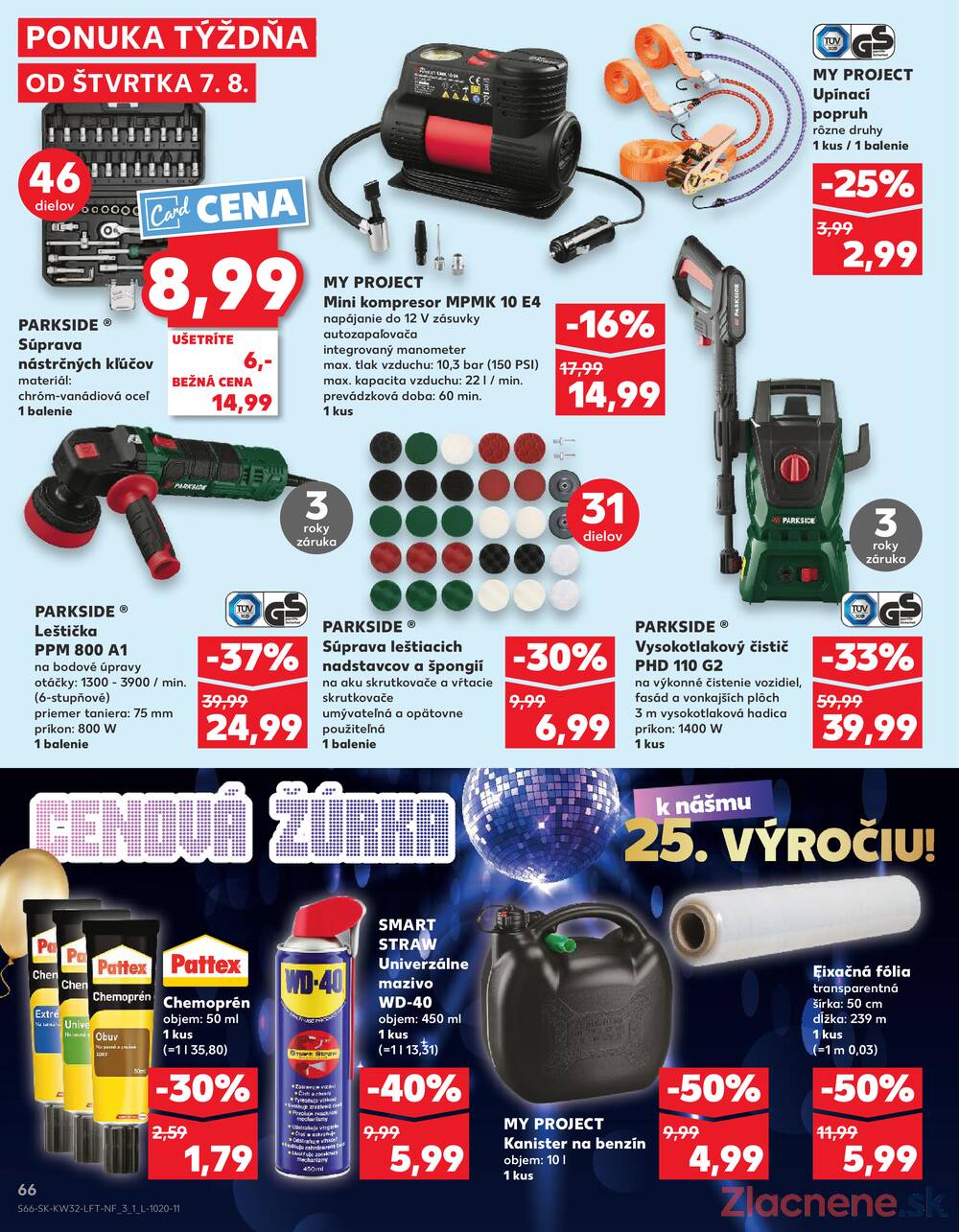 Leták Kaufland - Kaufland 7.8. - 13.8. - Kaufland Šamorín-Mliečno - Krajinská cesta - strana 66