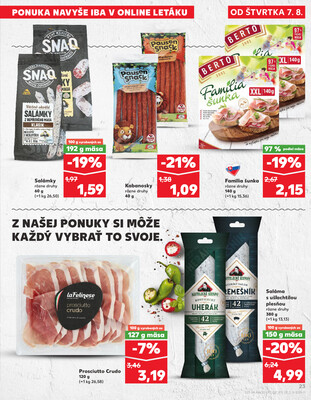 Kaufland 7.8. - 13.8. - Kaufland Skalica - Mallého