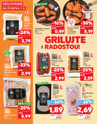 Kaufland 7.8. - 13.8. - Kaufland Skalica - Mallého