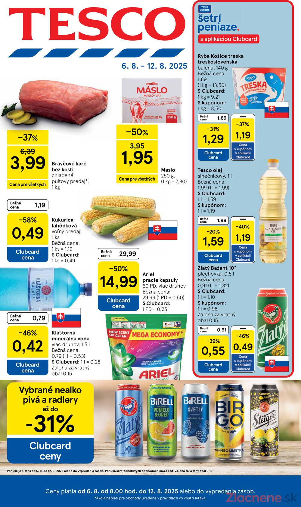 Leták Tesco - Tesco malé hypermarkety od 6.8. do 12.8.2025 - strana 1 Leták Tesco - Tesco malé hypermarkety od 6.8. do 12.8.2025 - strana 1