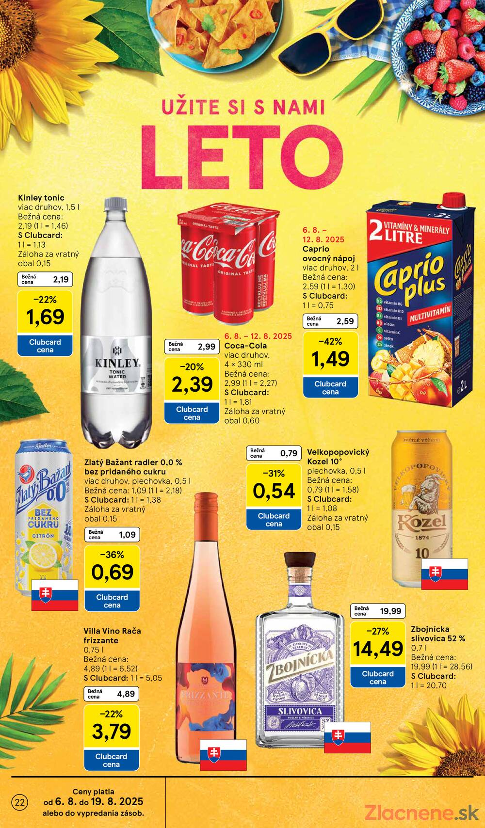 Leták Tesco - Tesco malé hypermarkety od 6.8. do 12.8.2025 - strana 22
