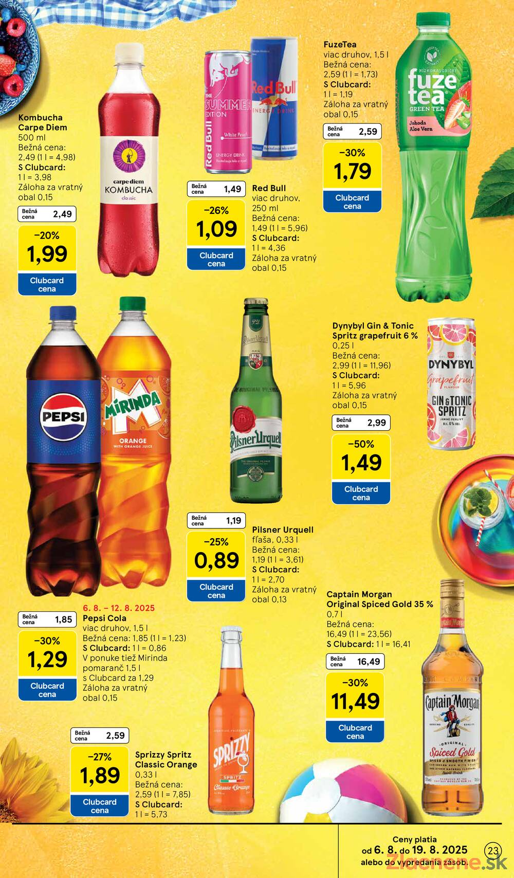 Leták Tesco - Tesco malé hypermarkety od 6.8. do 12.8.2025 - strana 23 Leták Tesco - Tesco malé hypermarkety od 6.8. do 12.8.2025 - strana 23