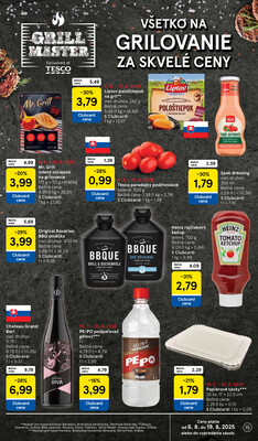 Tesco malé hypermarkety od 6.8. do 12.8.2025