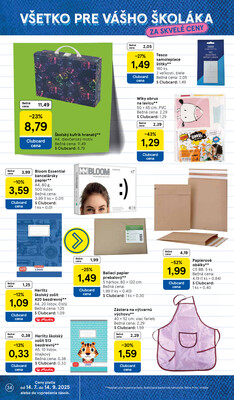 Tesco malé hypermarkety od 6.8. do 12.8.2025