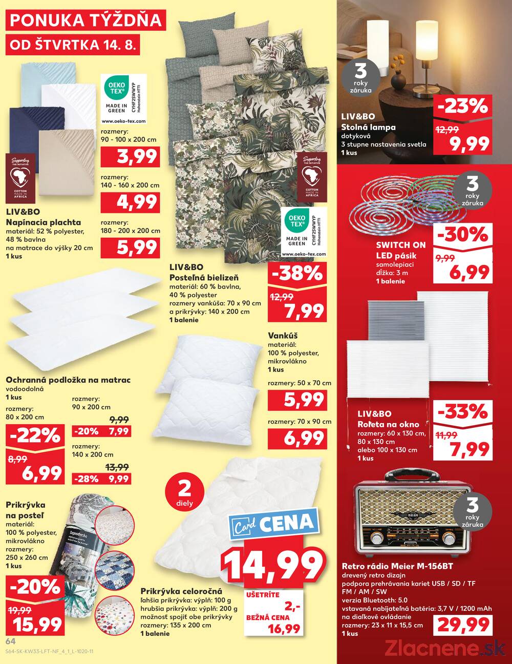 Leták Kaufland - Kaufland 14.8. - 20.8. - Kaufland Dubnica nad Váhom - strana 64