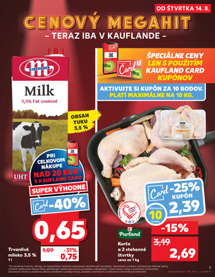 Kaufland 14.8. - 20.8. - Kaufland Dubnica nad Váhom