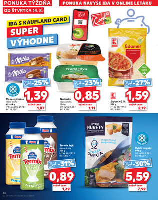 Kaufland 14.8. - 20.8. - Kaufland Dubnica nad Váhom
