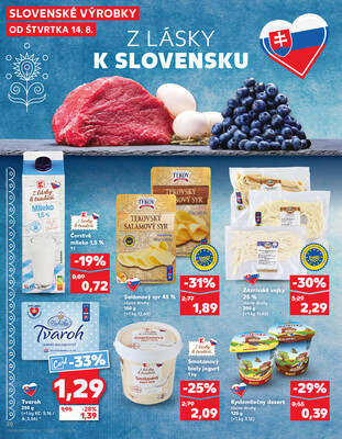 Kaufland 14.8. - 20.8. - Kaufland Rimavská Sobota