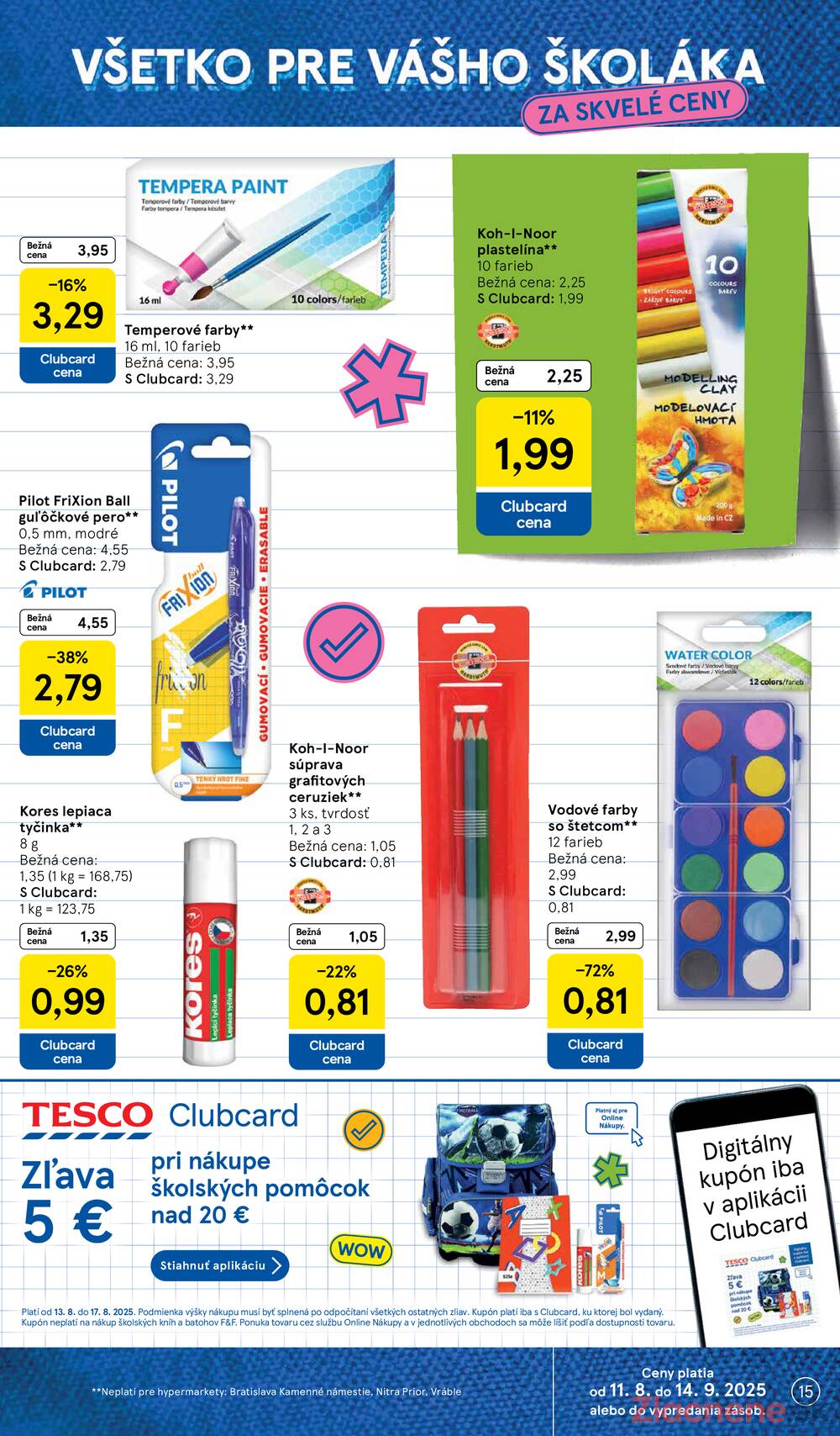 Leták Tesco - Tesco malé hypermarkety od 13.8. do 19.8.2025 - strana 15