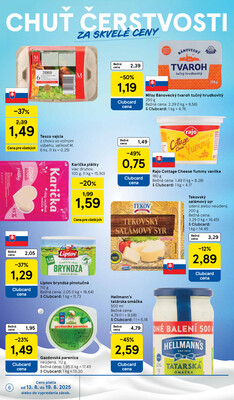 Tesco malé hypermarkety od 13.8. do 19.8.2025