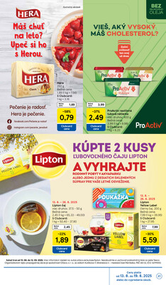 Tesco malé hypermarkety od 13.8. do 19.8.2025