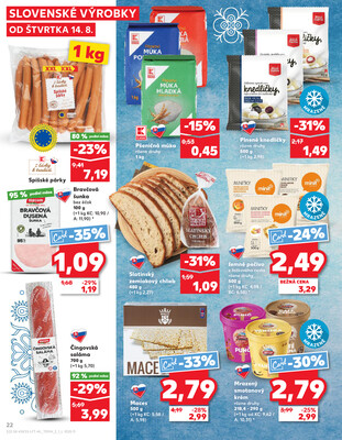 Kaufland 14.8. - 20.8. - Kaufland Stará Ľubovňa